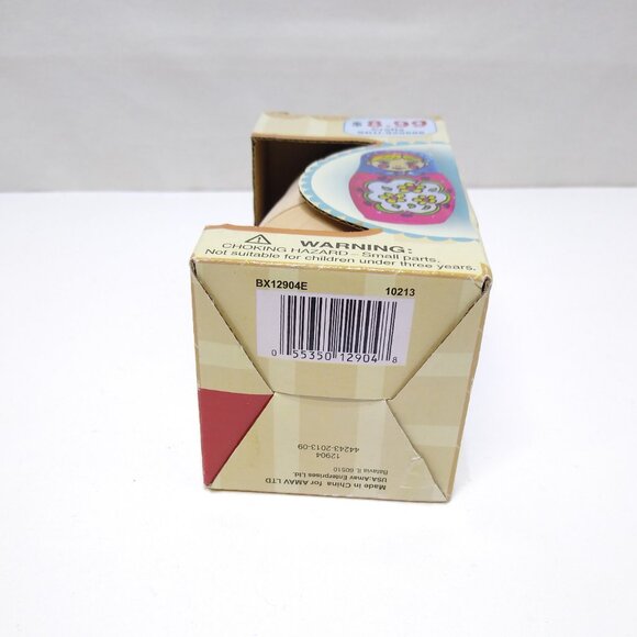 AMAV Ltd. Russian Doll Set Paint & Decorate 6 Nested Dolls Ready To Paint - Picture 5 of 8